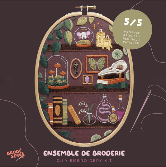 Kit De Broderie D.I.Y - Grand Cabinet De Curiosités