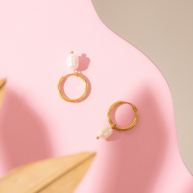 Boucles D’oreilles - Perles - Or