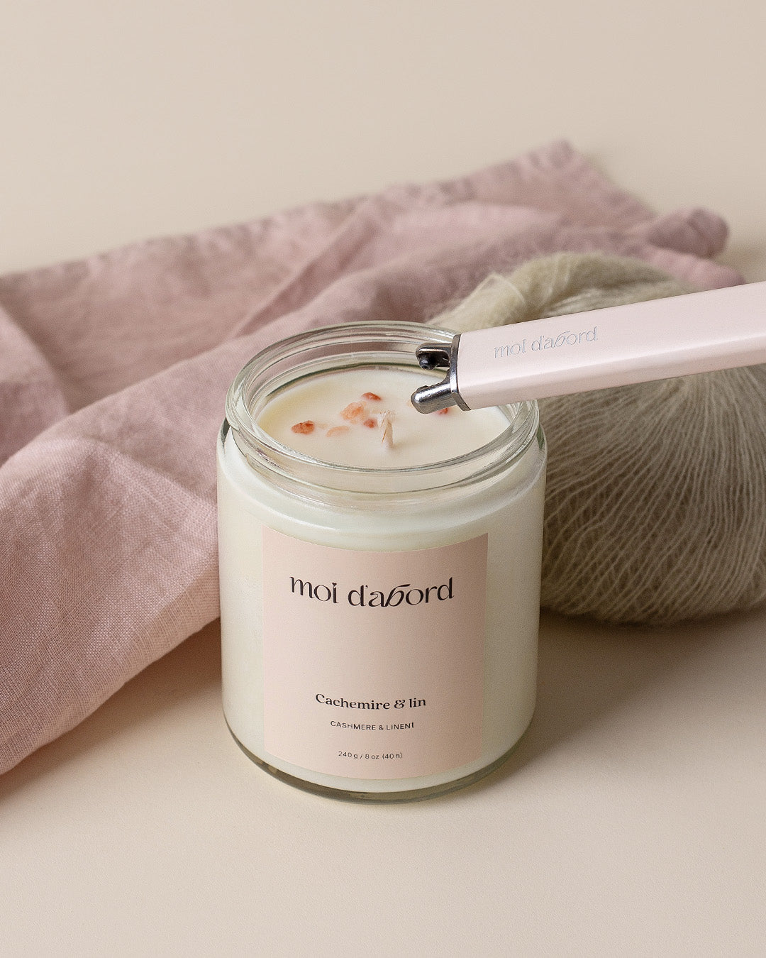 Bougie De Soya - Cachemire & Lin