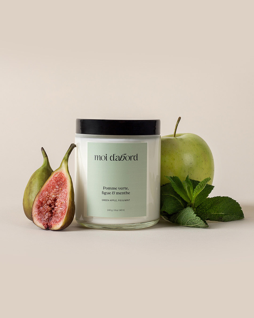 Bougie De Soya - Pomme Verte, Figue & Menthe