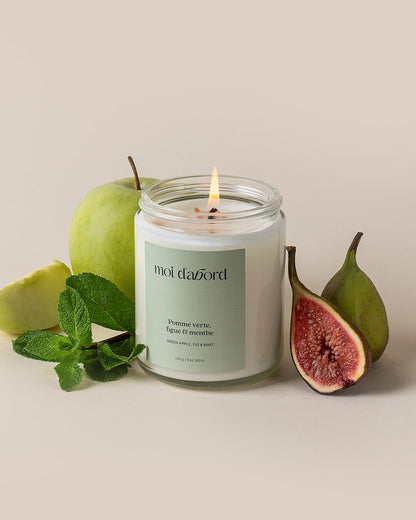 Bougie De Soya - Pomme Verte, Figue & Menthe