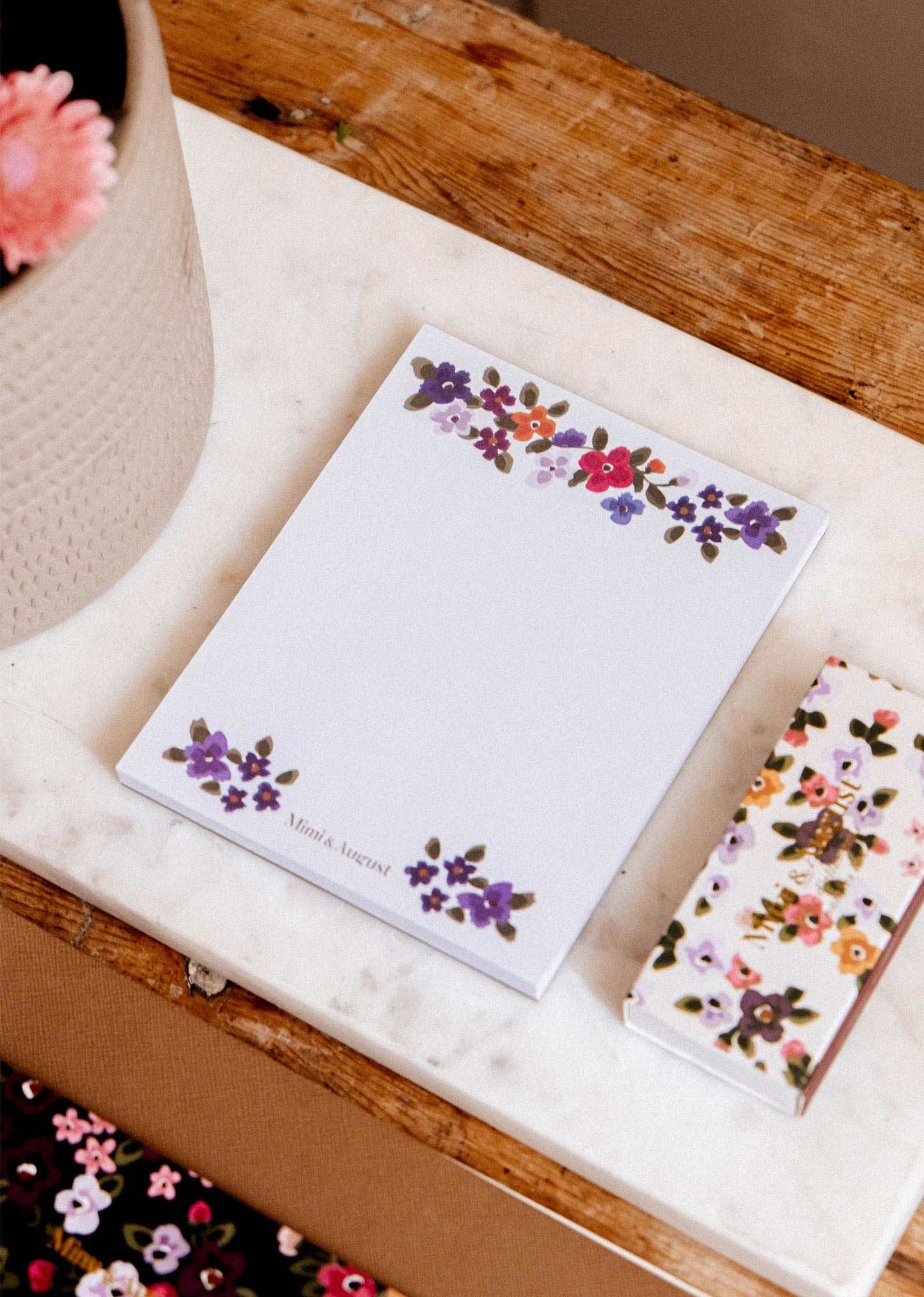 Mini Bloc-Notes - Bouquet