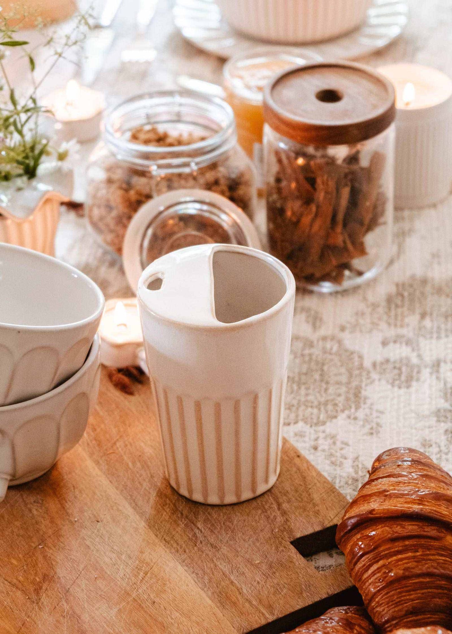 Tasse De Voyage En Céramique