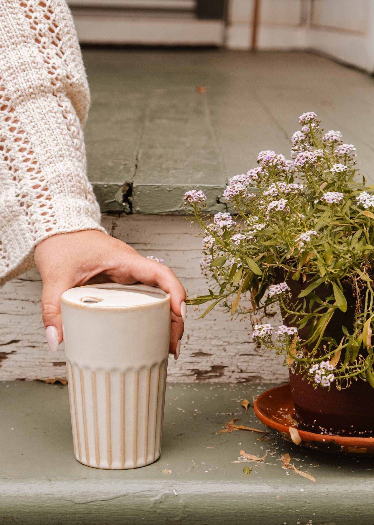 Tasse De Voyage En Céramique