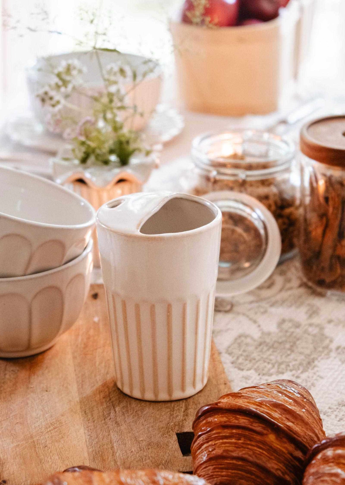 Tasse De Voyage En Céramique