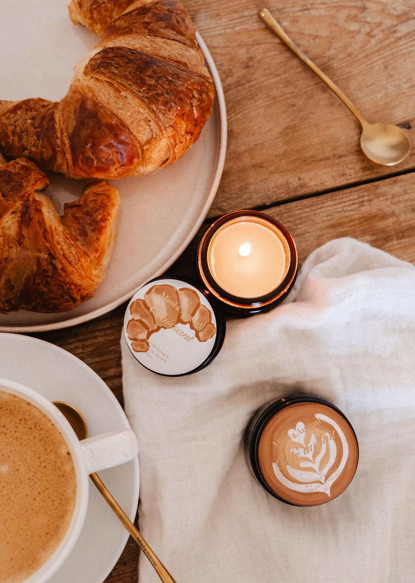 Bougie De Soya - Croissant