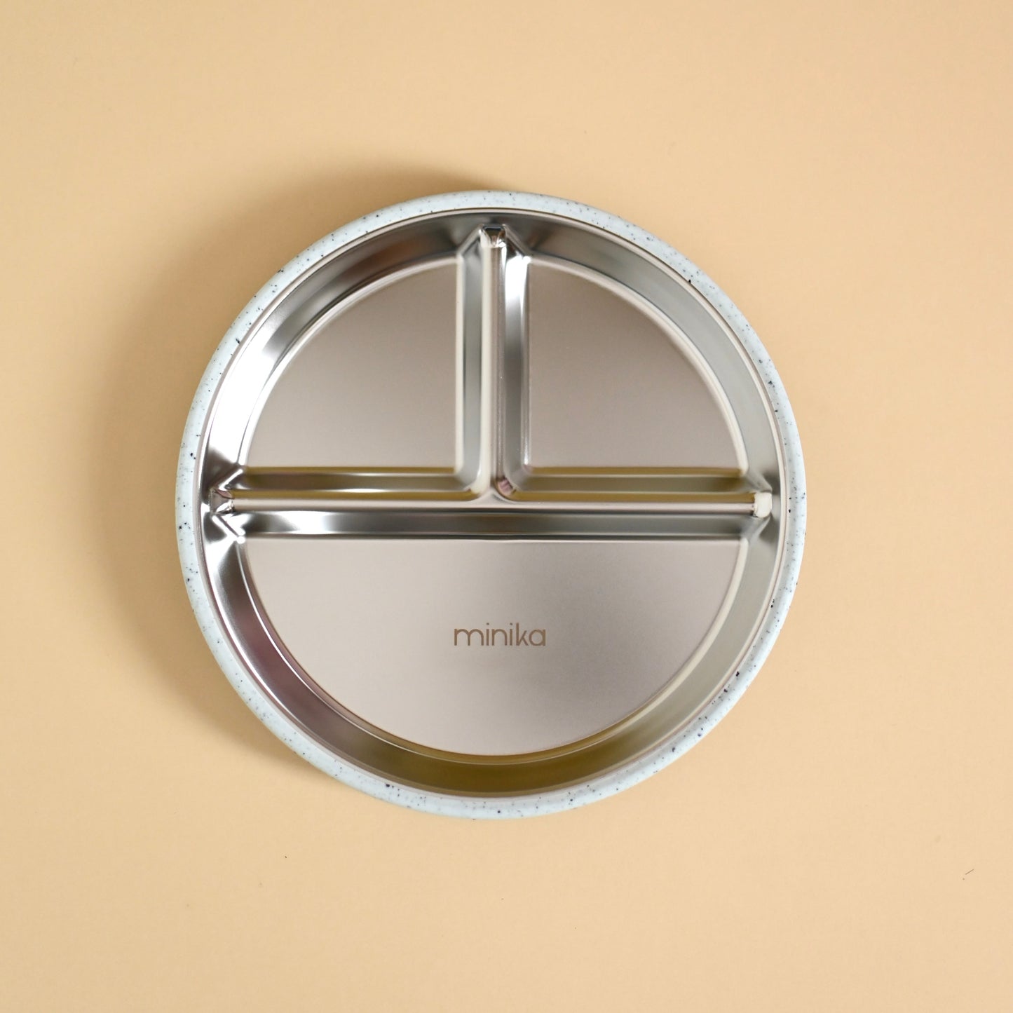 Assiette En Acier Inoxydable - Couleurs Variées