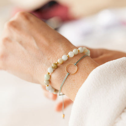 Bracelet Marilou - Sauge & Or