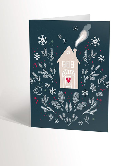 Carte De Noël - Noël Scandinave