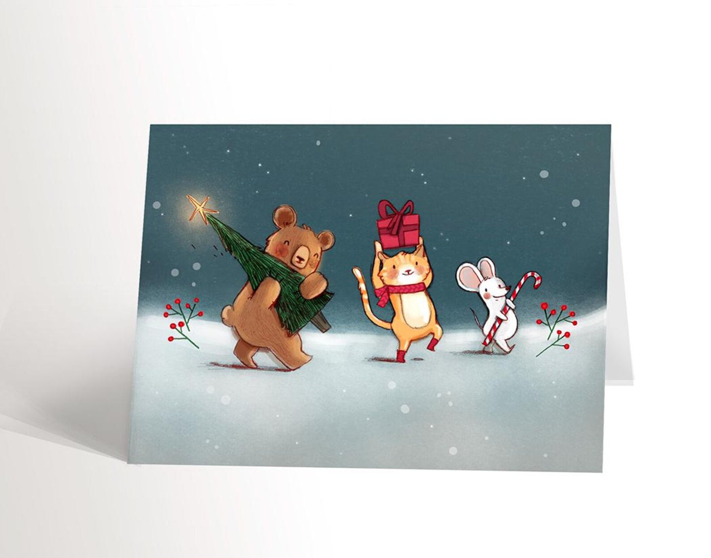 Carte De Noël - Parade D’hiver