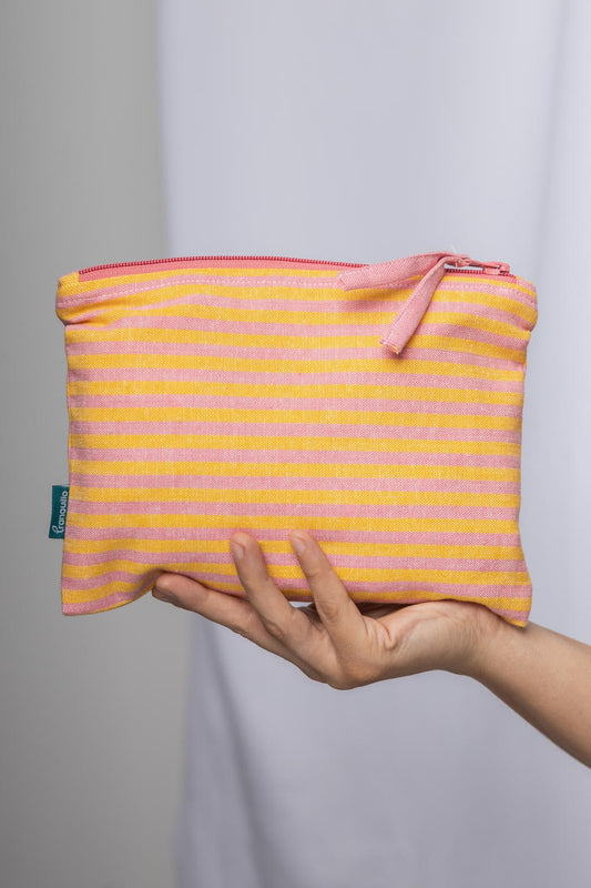 Trousse - Orange & Rose
