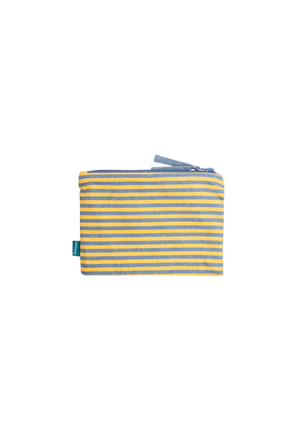 Trousse - Rayé Bleu & Jaune