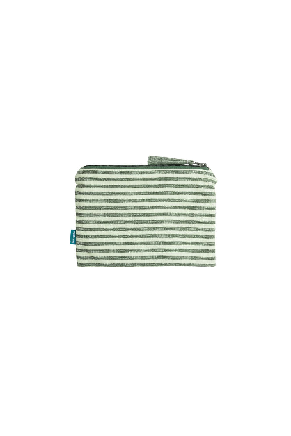 Trousse - Rayé Vert & Crème