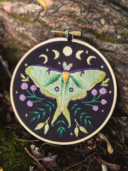 Kit De Broderie D.I.Y - Actias Luna