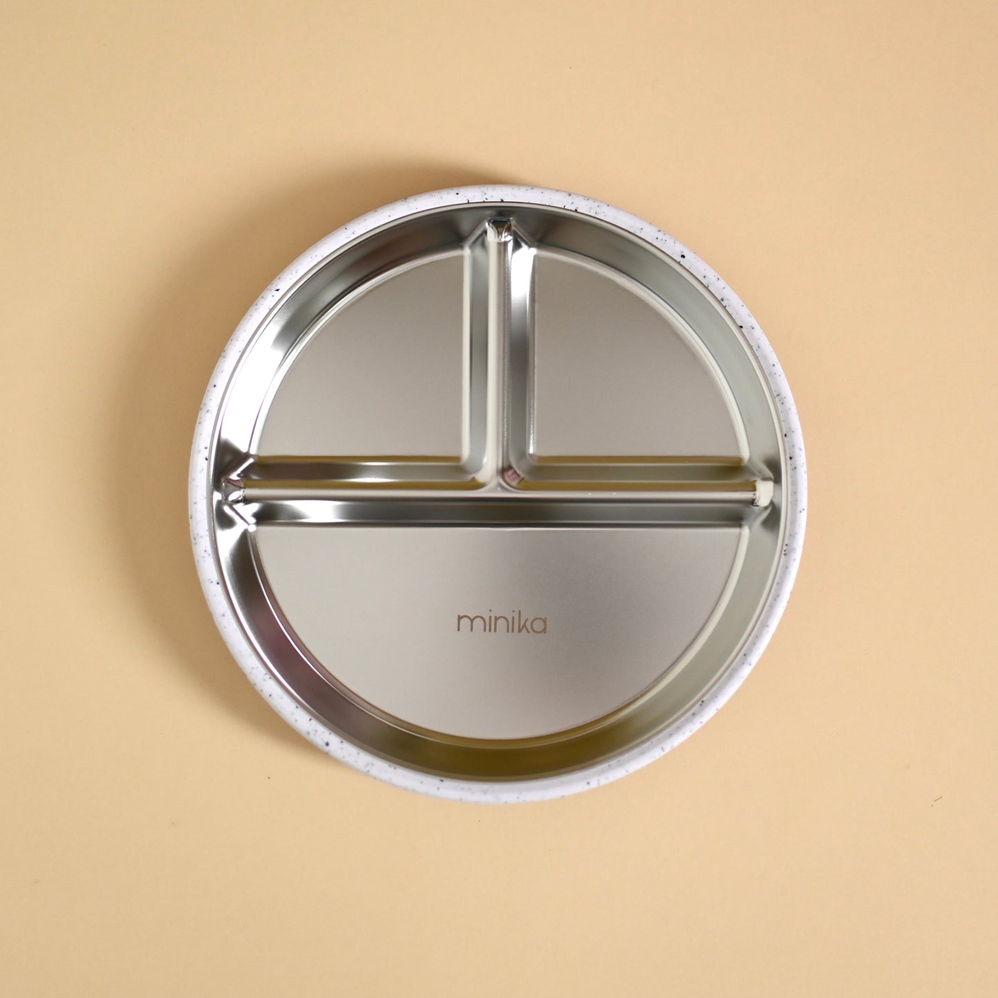 Assiette En Acier Inoxydable - Couleurs Variées