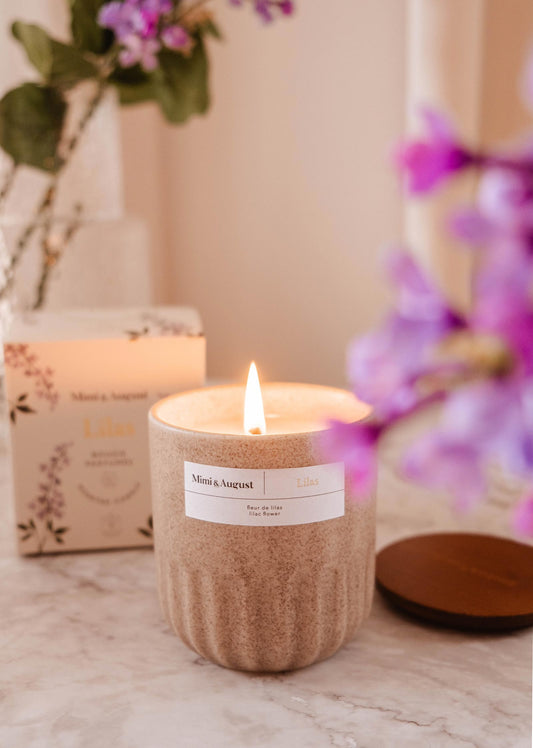 Bougie De Soya - Lilas