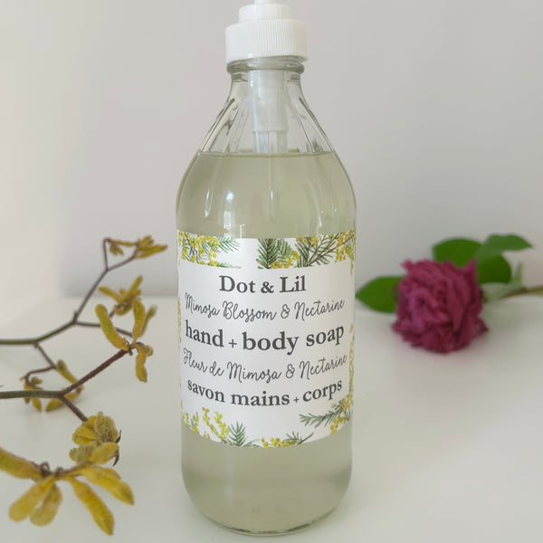 Savon Liquide - Fleur de Mimosa & Nectarine