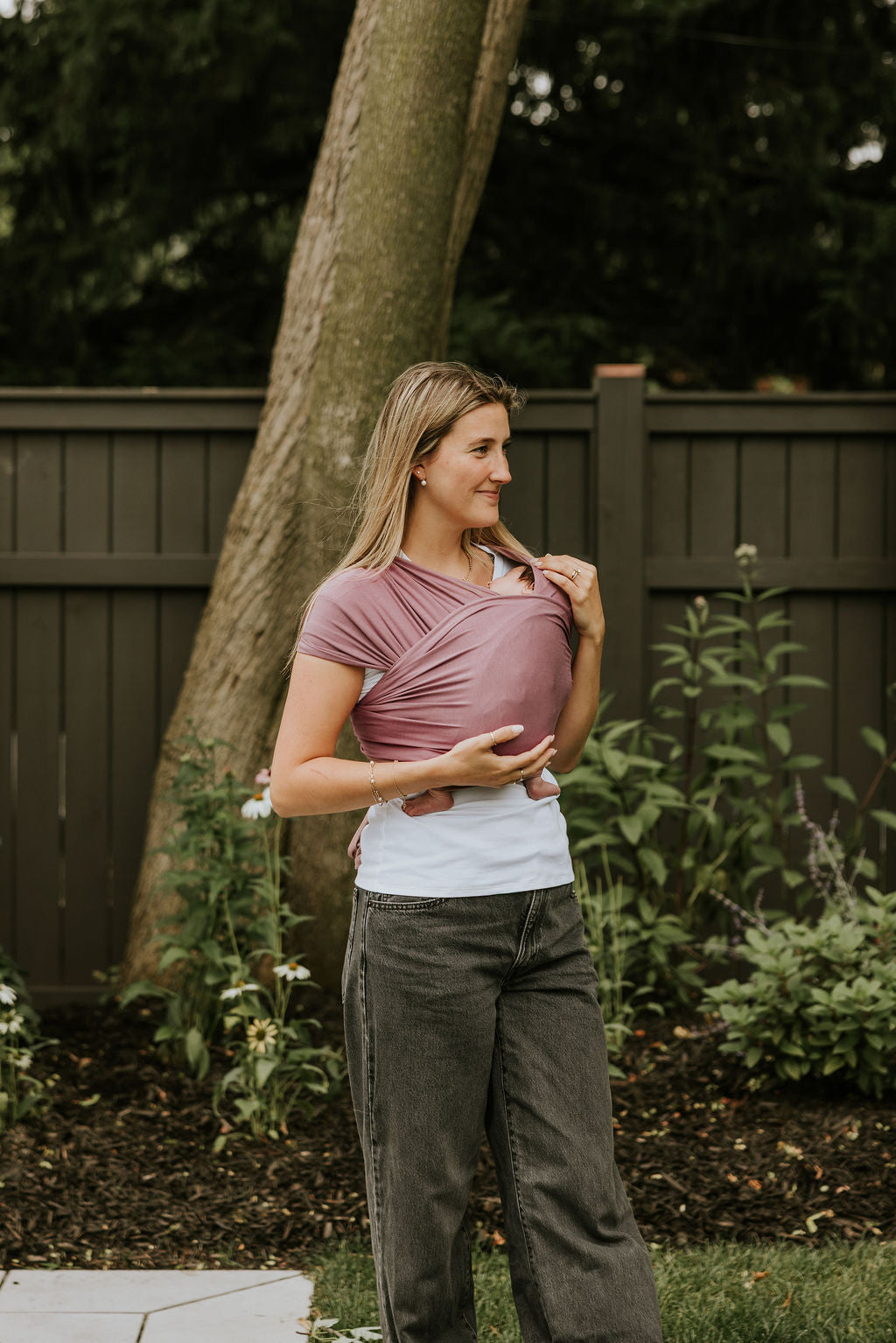 Écharpe De Portage - Mauve