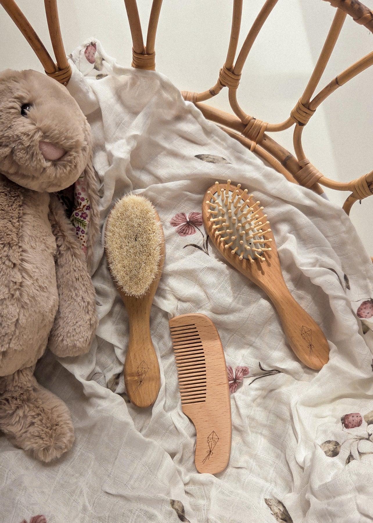 Ensemble Peigne & Brosse À Cheveux