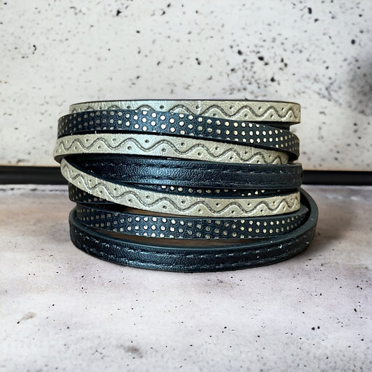 Bracelet Cuir - Vague