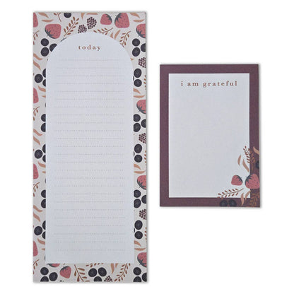 Bloc-Notes - Ensemble De 2 - Fruits