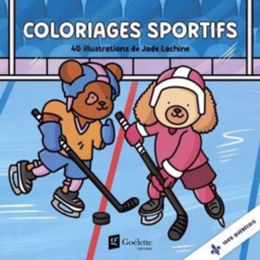 Cahier À Colorier - Coloriages Sportifs