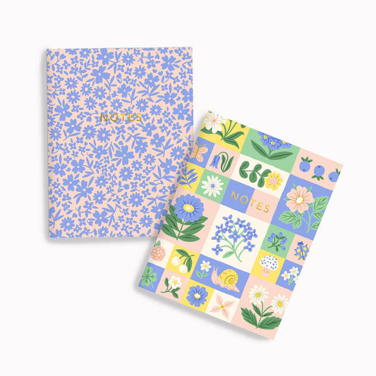 Duo De Carnets De Poche - Patchwork