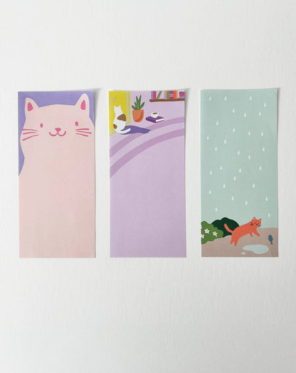 Pad De Notes Autocollant- Chat