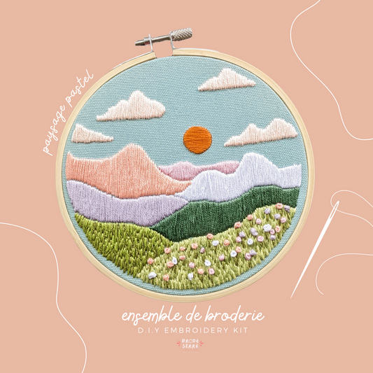 Kit De Broderie D.I.Y. - Paysage