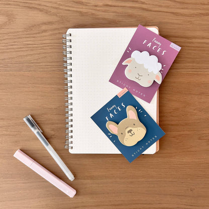 Face Rigolote Autocollante - Bulldog