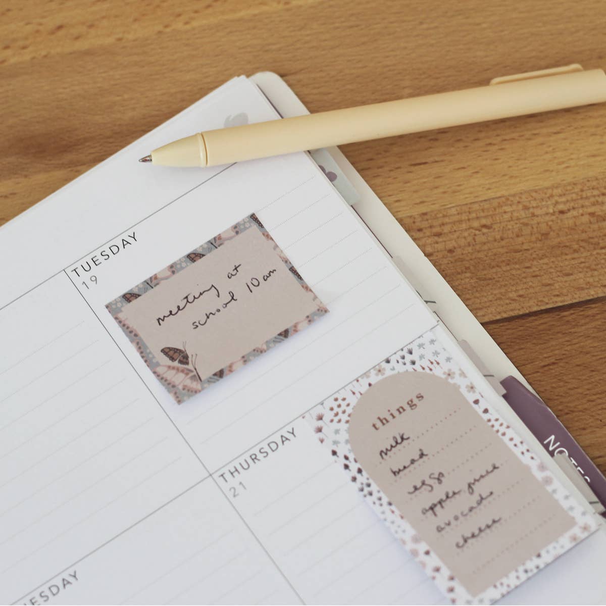 Ensemble Post-it - Fleurs