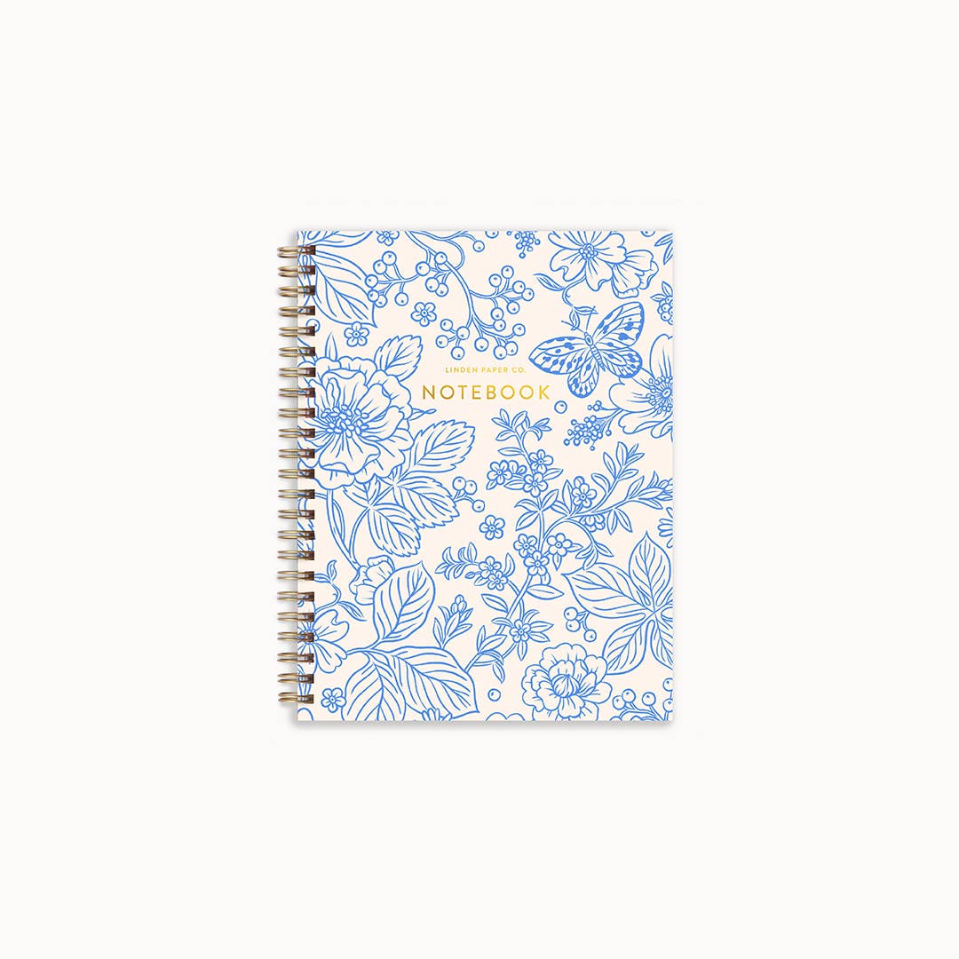 Cahier Spirale - Jardin Bleu