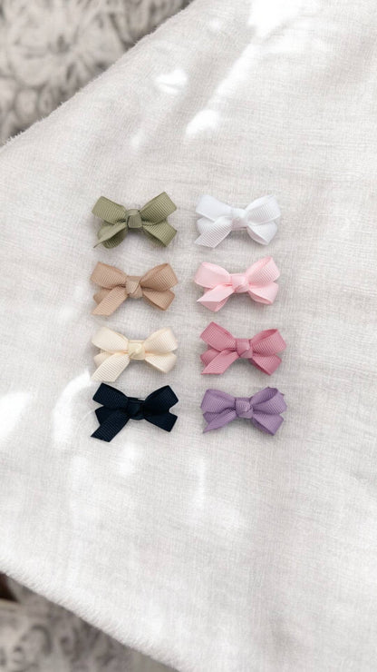 Mini Boucles - Ivoire & Sauge