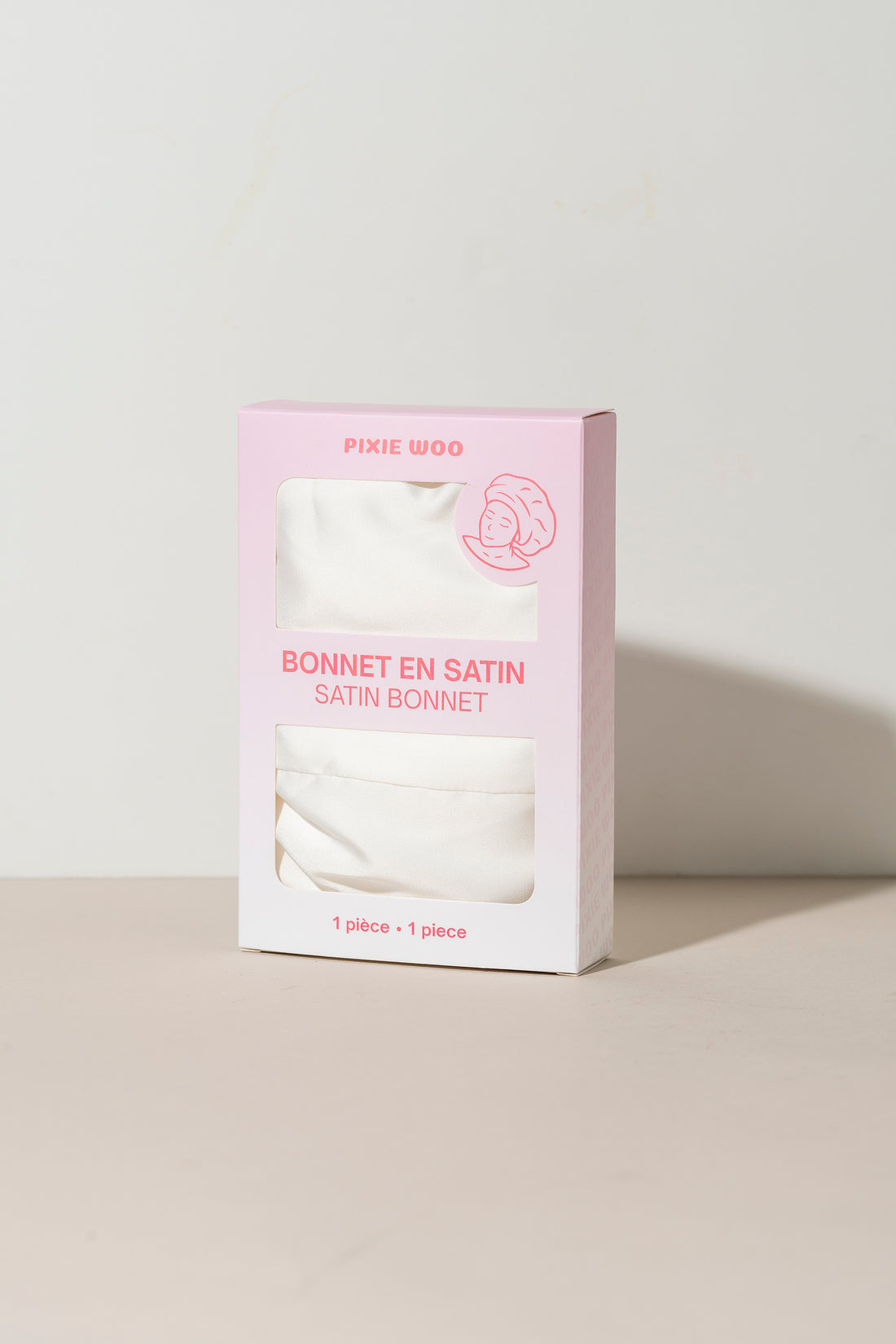 Bonnet De Satin - Blanc
