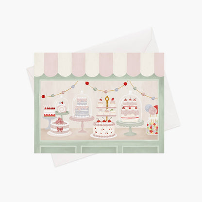 Carte De Souhait - Vitrine Sucrée
