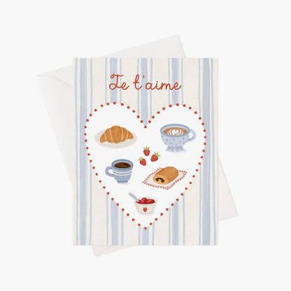 Carte De Souhait - Déjeuner des amoureux