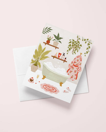 Carte De Souhait - Moment de soin personnel