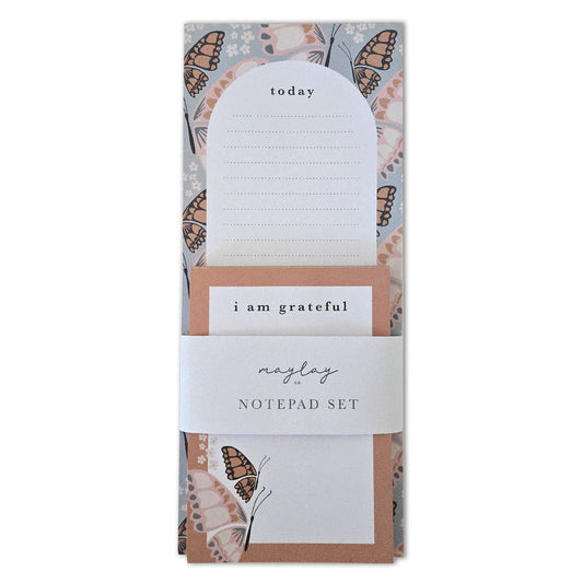 Bloc-Notes - Ensemble De 2 - Papillons