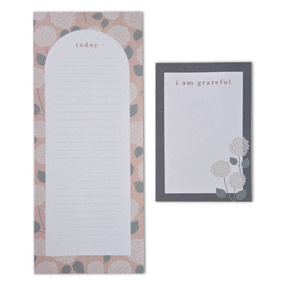 Bloc-Notes - Ensemble De 2 - Hydrangée