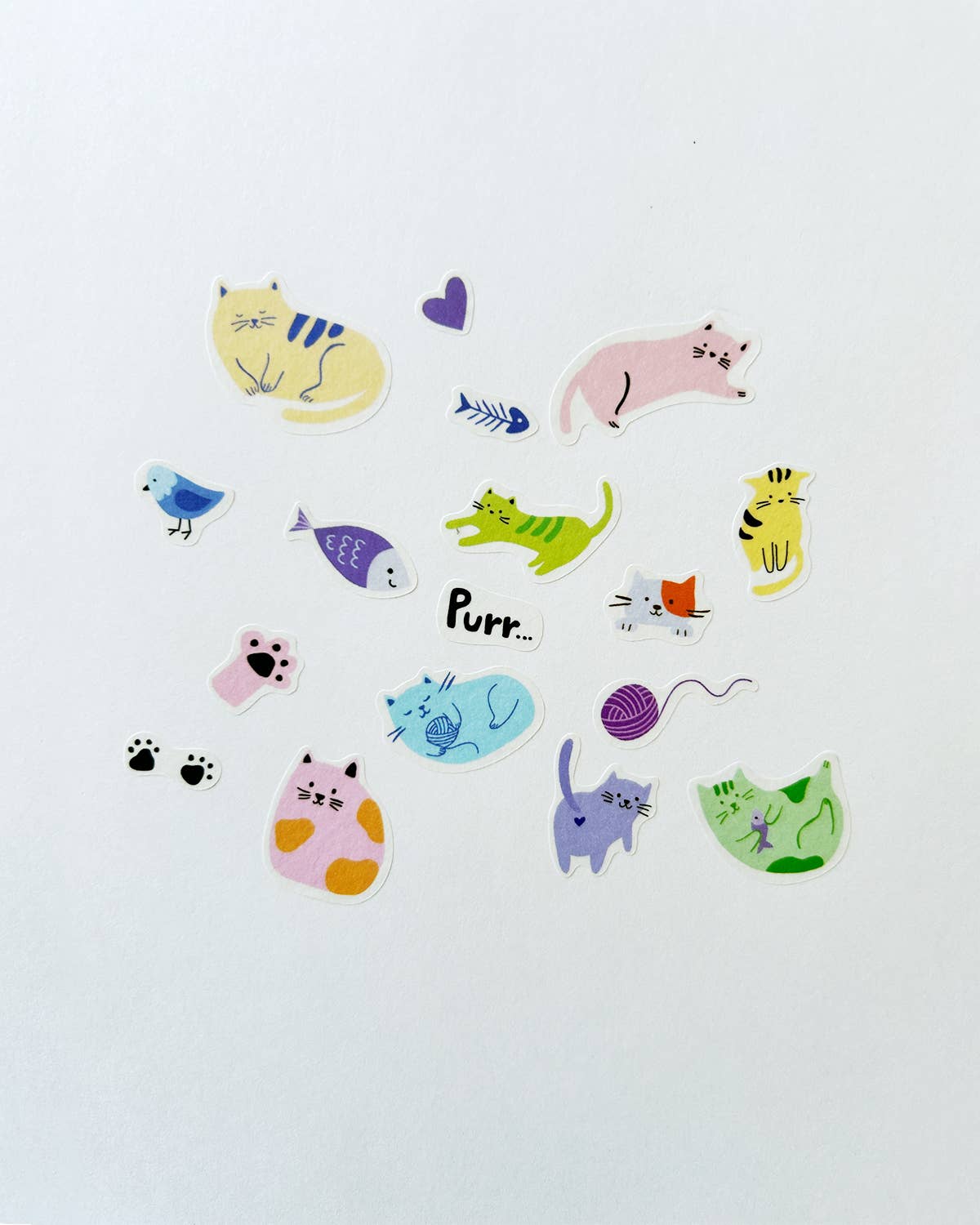 Autocollants Washi - Chats