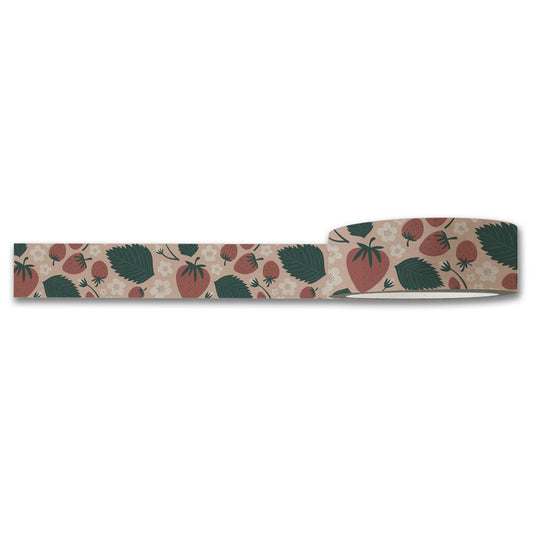 Washi Tape - Fraises & Feuilles