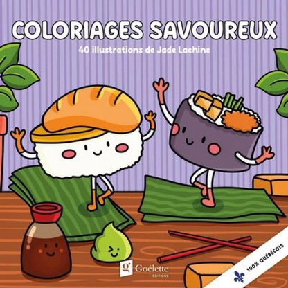 Cahier À Colorier - Coloriages Savoureux