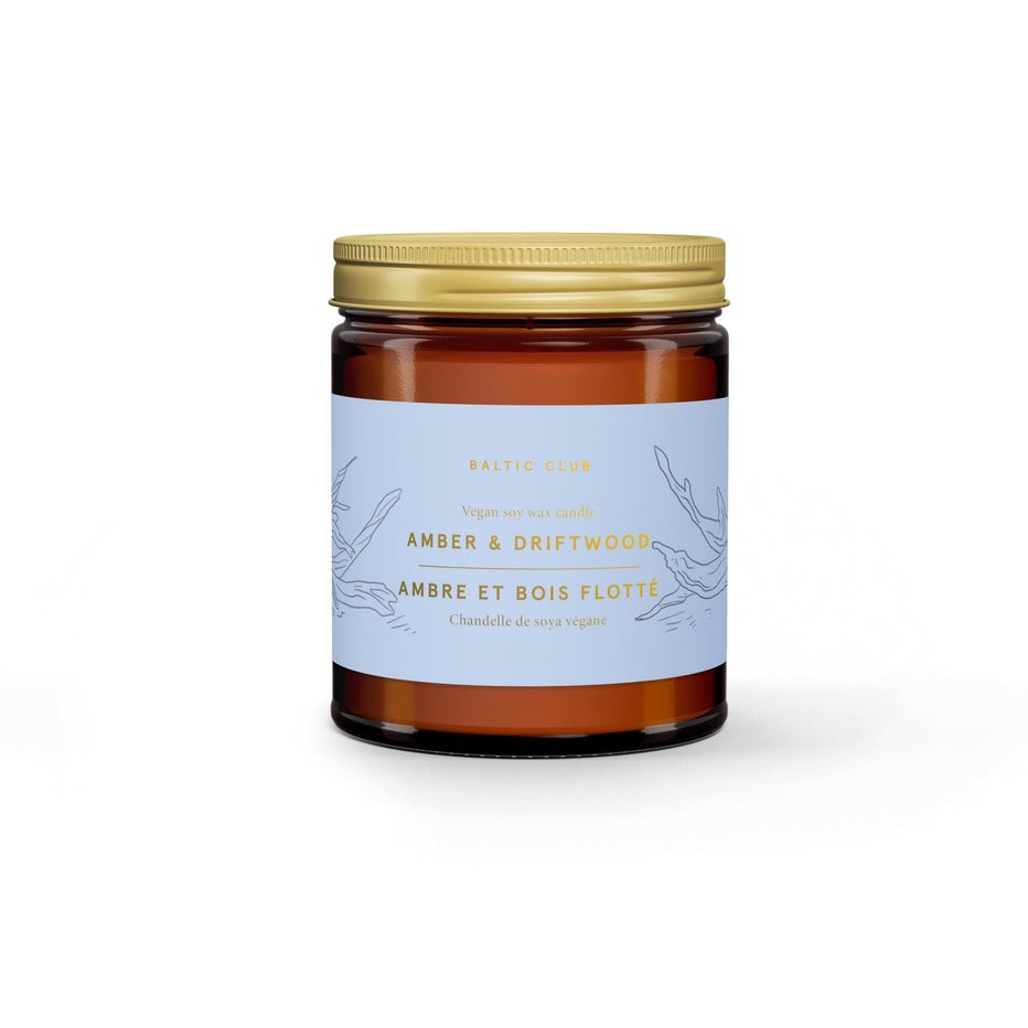 Bougie De Soya - Ambre & Bois Flotté