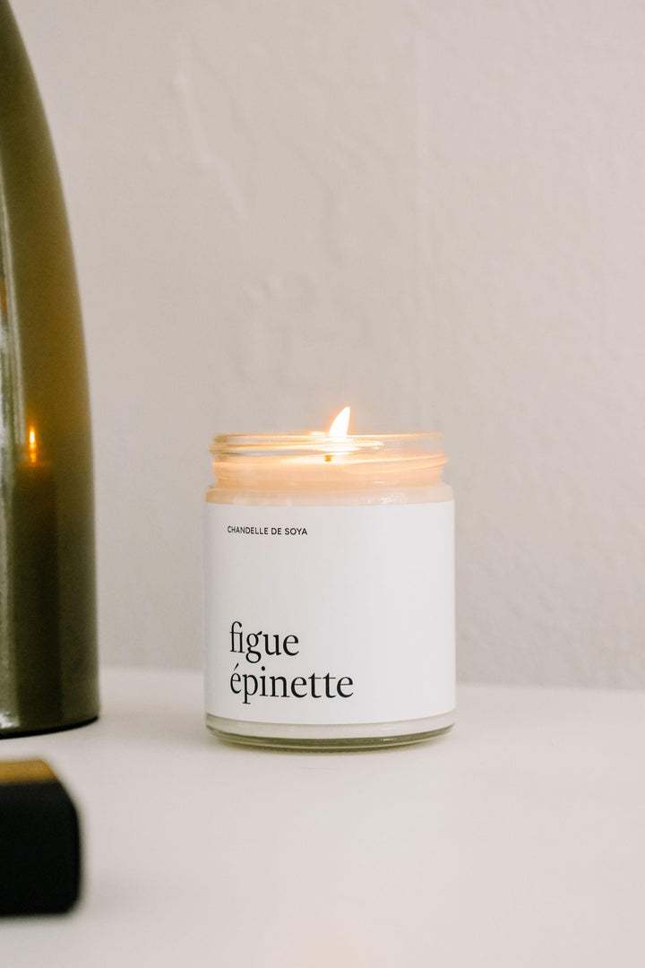 Bougie De Soya - Figue Épinette