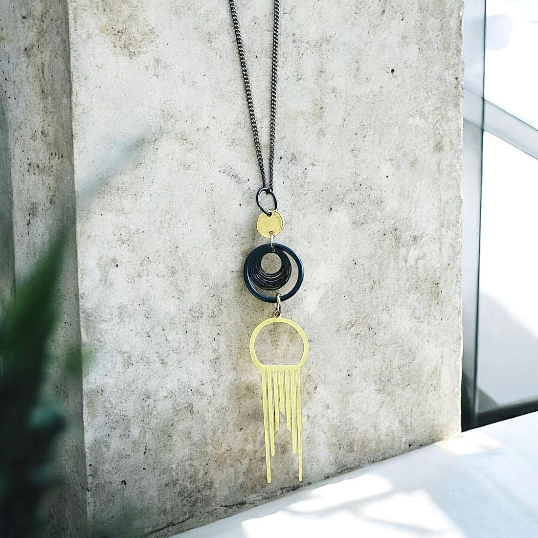 Collier - Noir & Doré