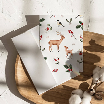 Carte De Noël - Noël Rustique