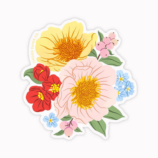 Autocollant - Bouquet Floral