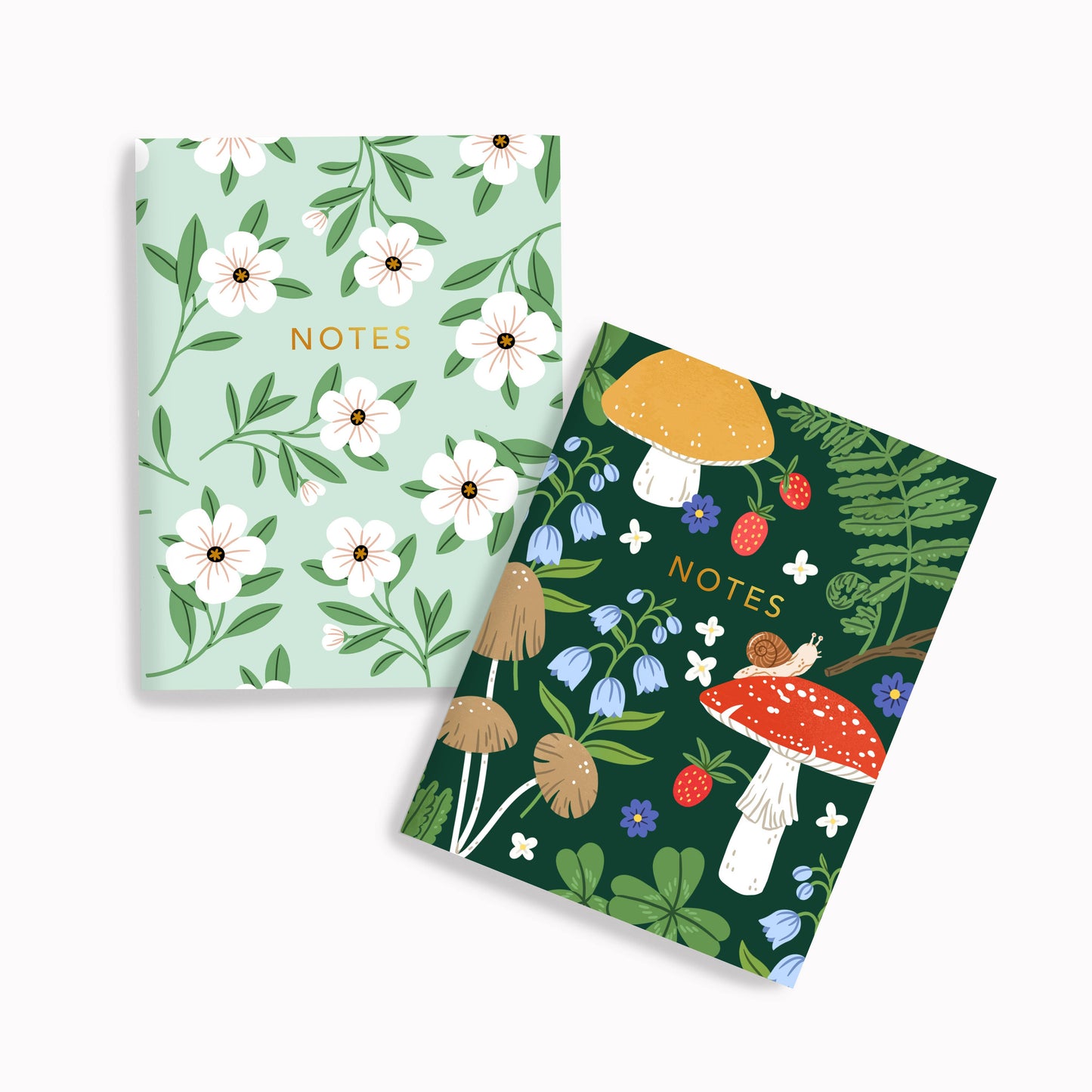 Duo De Carnets De Poche - Champignons