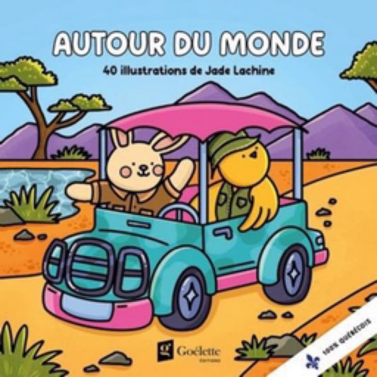 Cahier À Colorier - Autour Du Monde