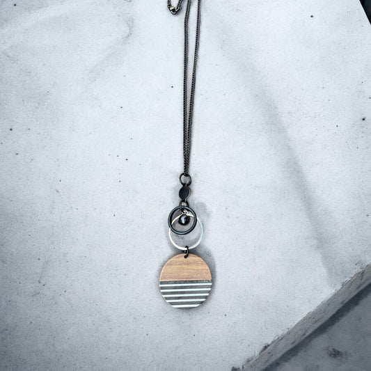 Collier - Bois Rayé